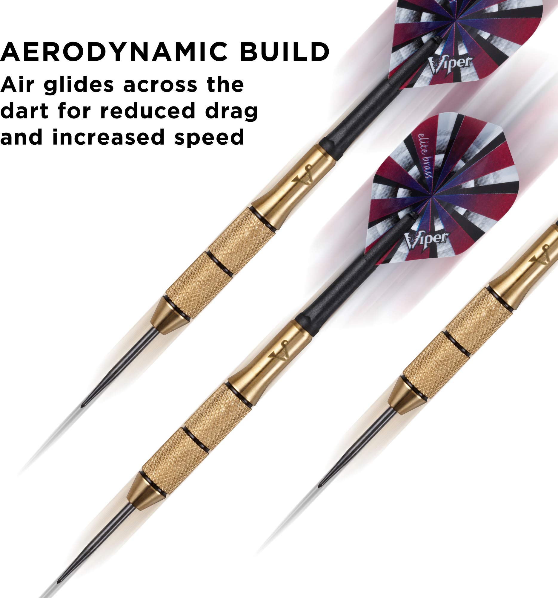 Foto 4 | Darts Viper Elite Con Punta De Acero, Latón, 23 G, Con Varillas Y Varillas - Venta Internacional.
