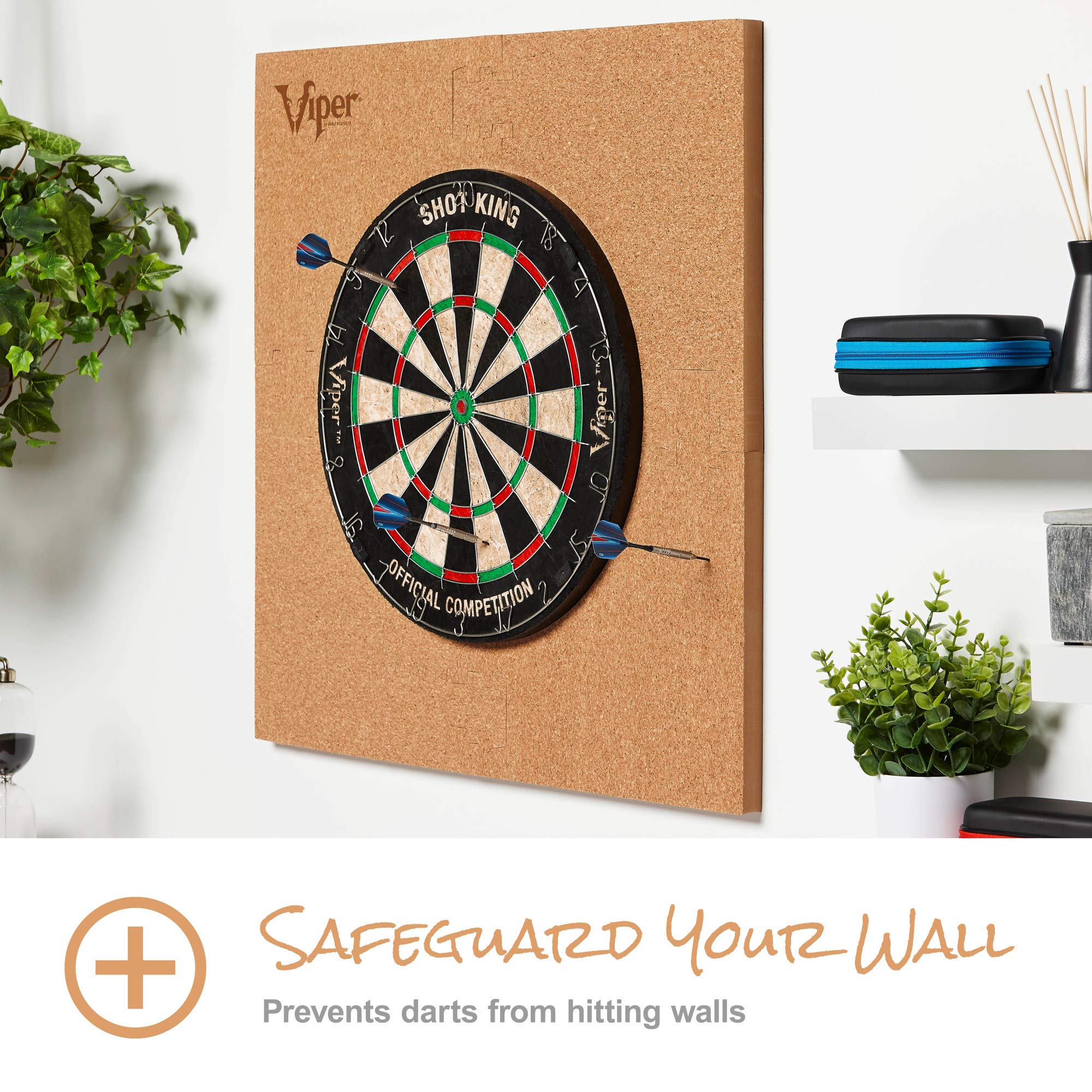 Foto 3 pulgar | Dartboard Surround Viper Defender Ii Con Forro De Corcho, 28,25 Cm - Venta Internacional.