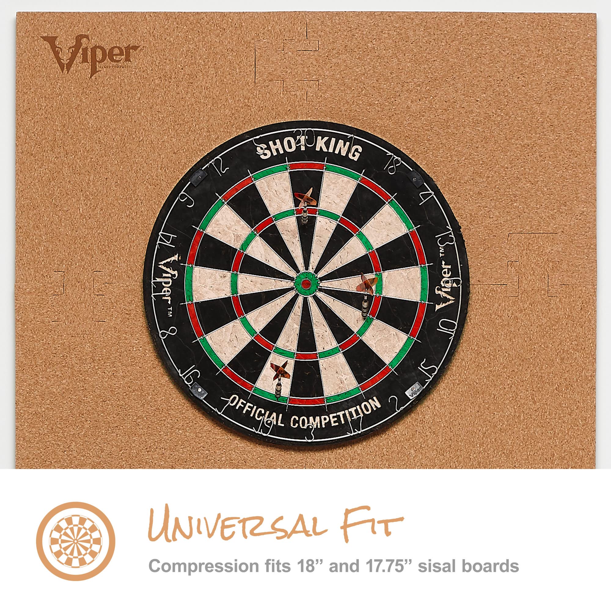 Foto 6 pulgar | Dartboard Surround Viper Defender Ii Con Forro De Corcho, 28,25 Cm - Venta Internacional.