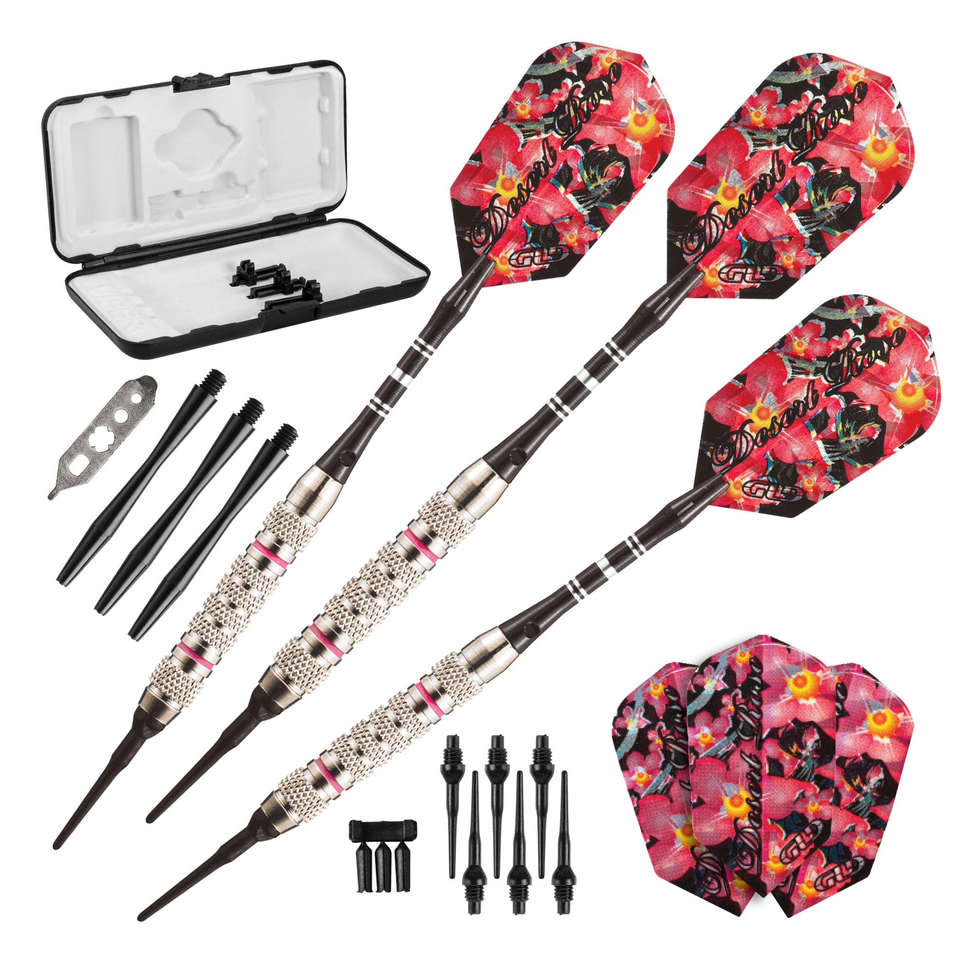 Foto 2 pulgar | Dardos Soft Tip Viper Desert Rose De 16 G Con Funda Rosa 20-0600-16 - Venta Internacional.