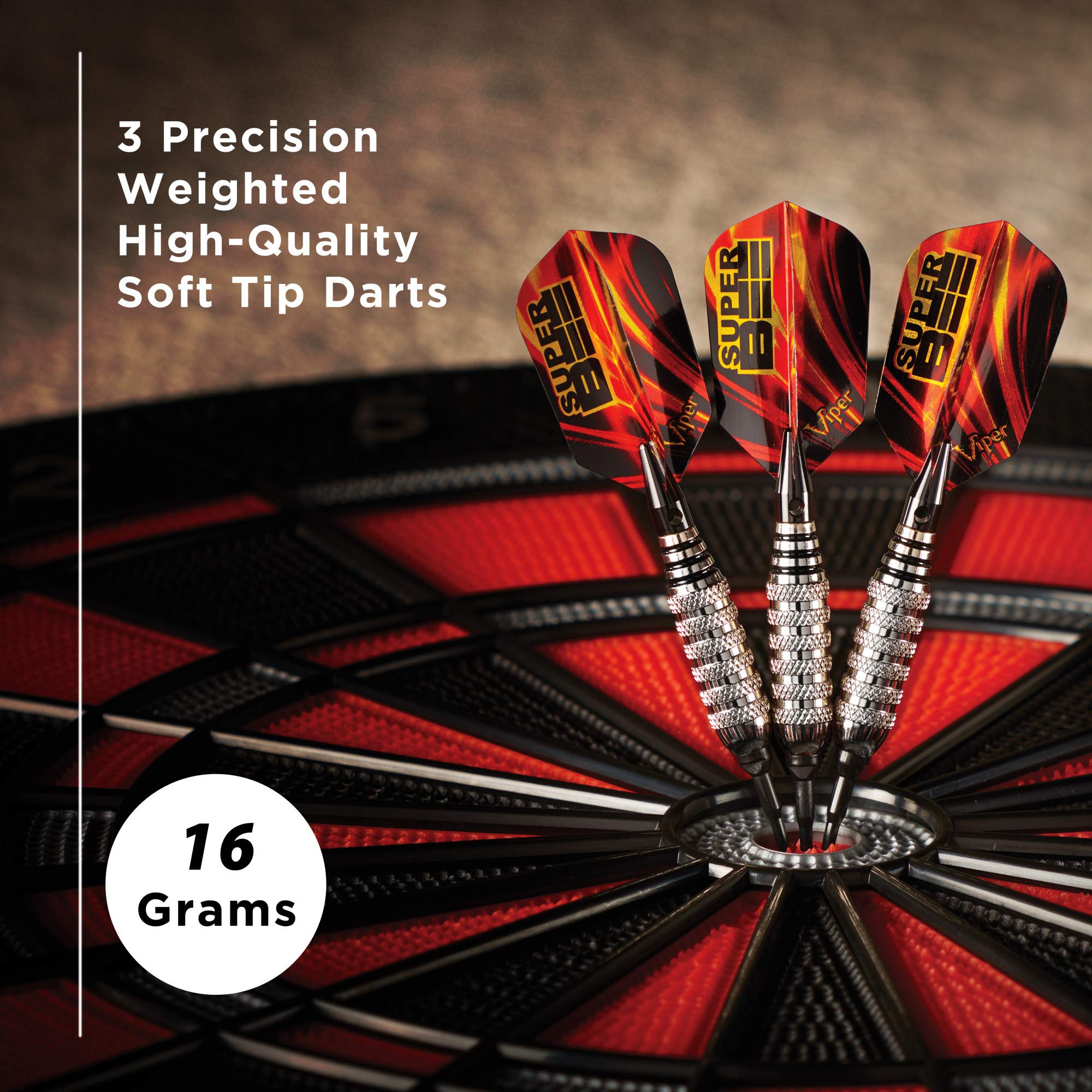 Foto 3 pulgar | Darts Viper, Punta Blanda Chapada En Níquel Plateado, 16 G, Para Adultos - Venta Internacional.