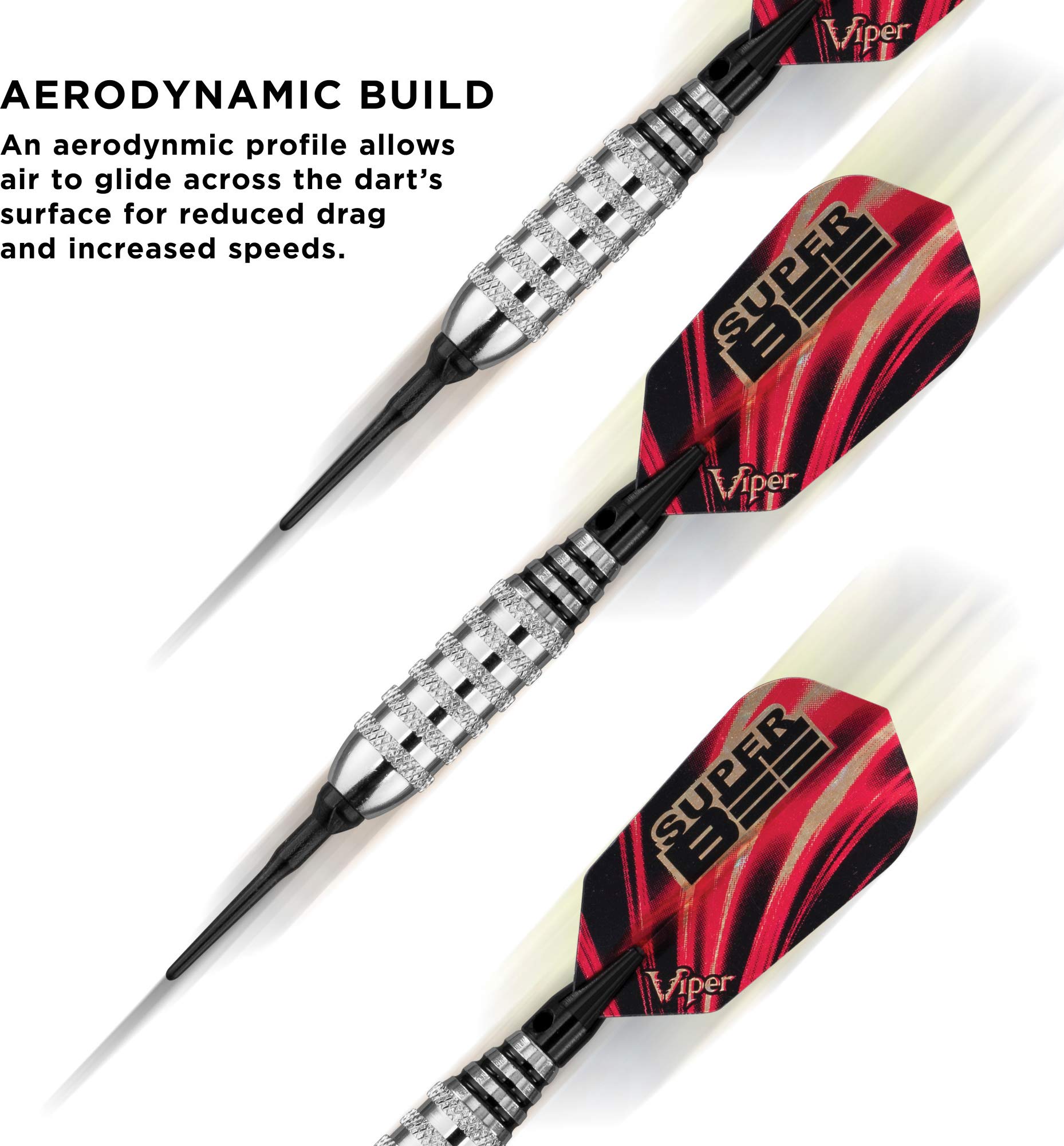 Foto 5 pulgar | Darts Viper, Punta Blanda Chapada En Níquel Plateado, 16 G, Para Adultos - Venta Internacional.
