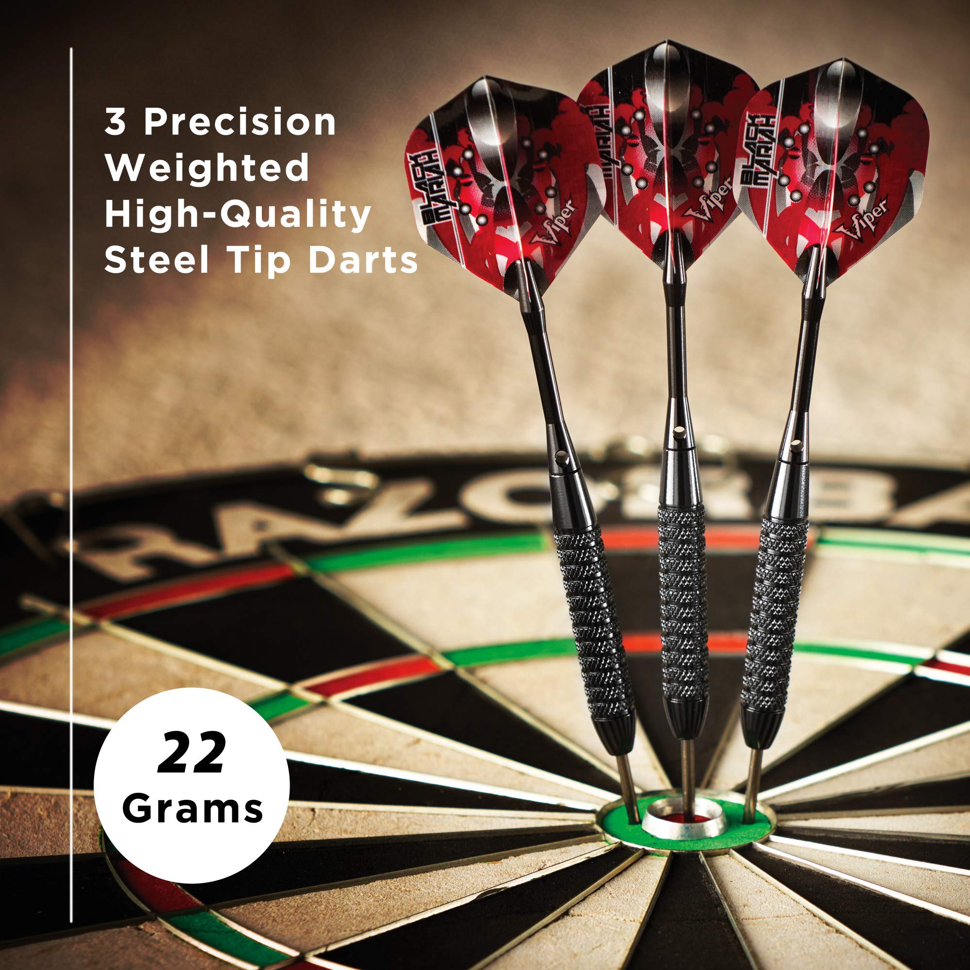 Foto 3 pulgar | Punta De Acero Darts Viper Black Mariah, 22 G, Para Diana - Venta Internacional.