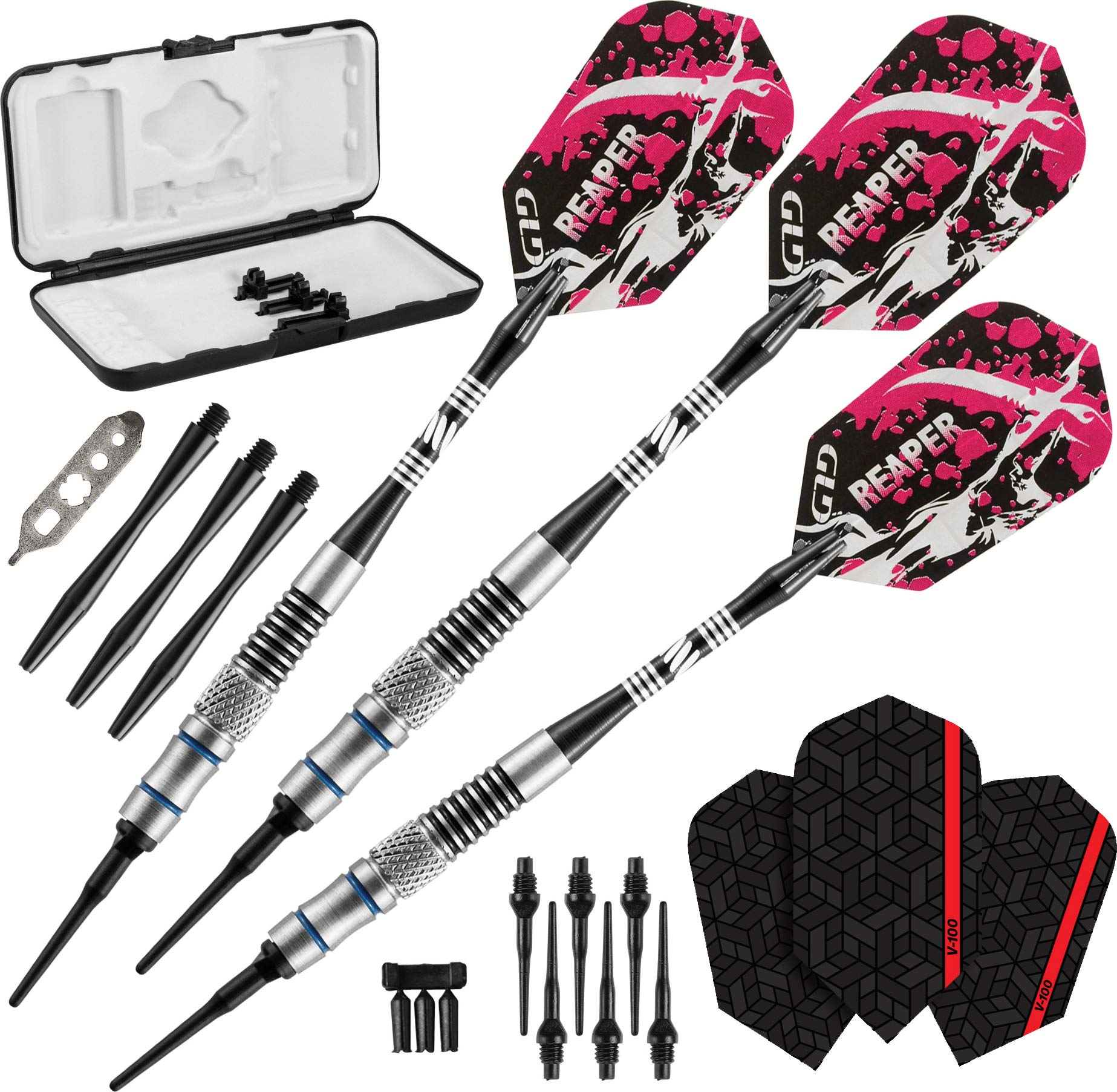 Foto 2 pulgar | Darts Viper Grim Reaper, 80% Tungsteno, Punta Blanda, 18 G, Con Funda - Venta Internacional.