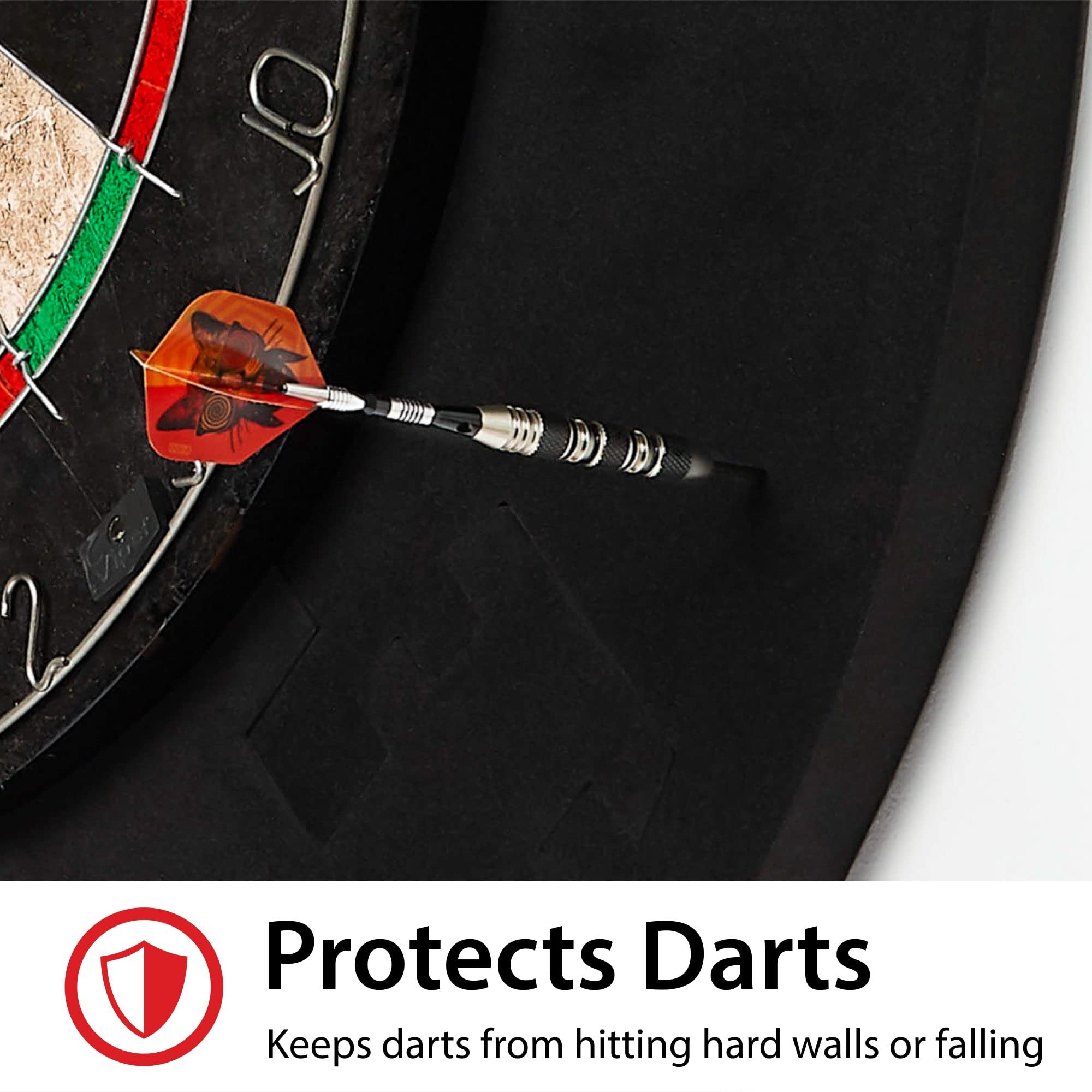 Foto 4 pulgar | Protector De Pared Dartboard Surround Viper Defender, Negro - Venta Internacional.