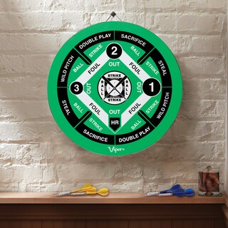 Foto 3 | Fibra De Papel Enrollada De Béisbol Dartboard Viper Double Play 2 En 1 - Venta Internacional.