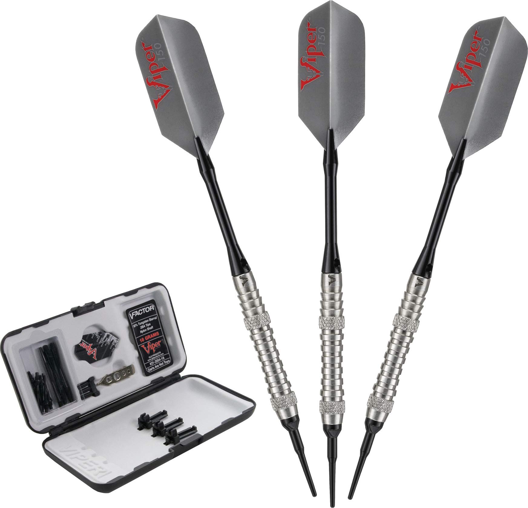 Foto 1 | Dardos Soft Tip Viper V-factor, 90% Tungsteno, 18 G, Con Funda - Venta Internacional.