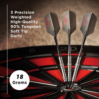 Foto 2 | Dardos Soft Tip Viper V-factor, 90% Tungsteno, 18 G, Con Funda - Venta Internacional.