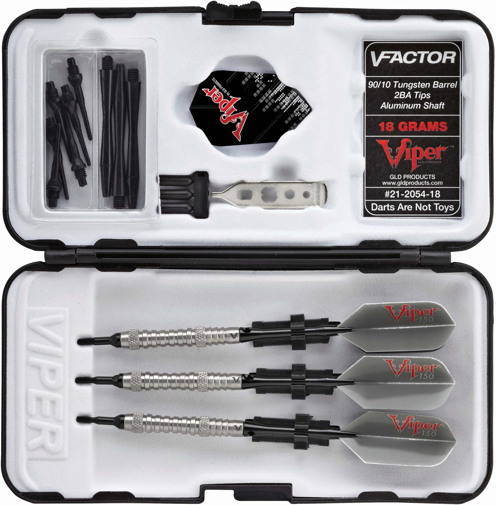 Foto 8 pulgar | Dardos Soft Tip Viper V-factor, 90% Tungsteno, 18 G, Con Funda - Venta Internacional.