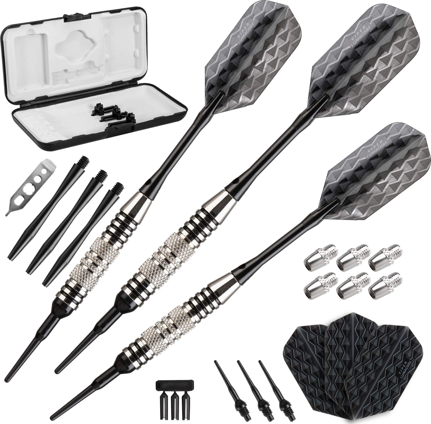 Foto 2 pulgar | Darts Viper Bobcat, Peso Ajustable, Punta Blanda, 16-18 G, Con Funda - Venta Internacional.
