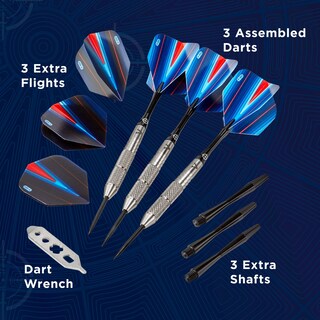 Foto 3 | Barril Darts Viper Shark Con Forma De Aleta De Tiburón, 25 G, 80% Tungsteno, Negro - Venta Internacional.
