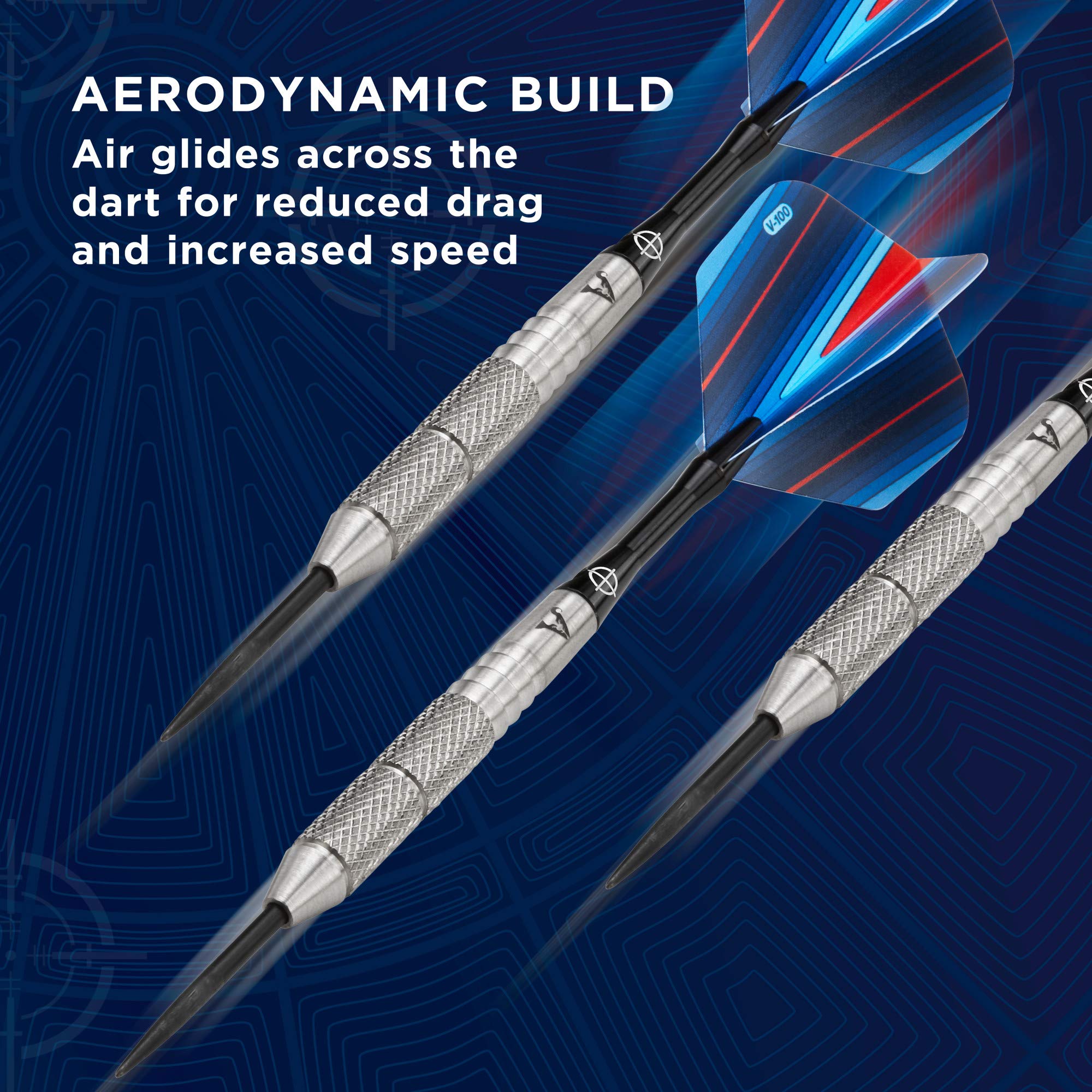 Foto 4 | Barril Darts Viper Shark Con Forma De Aleta De Tiburón, 25 G, 80% Tungsteno, Negro - Venta Internacional.