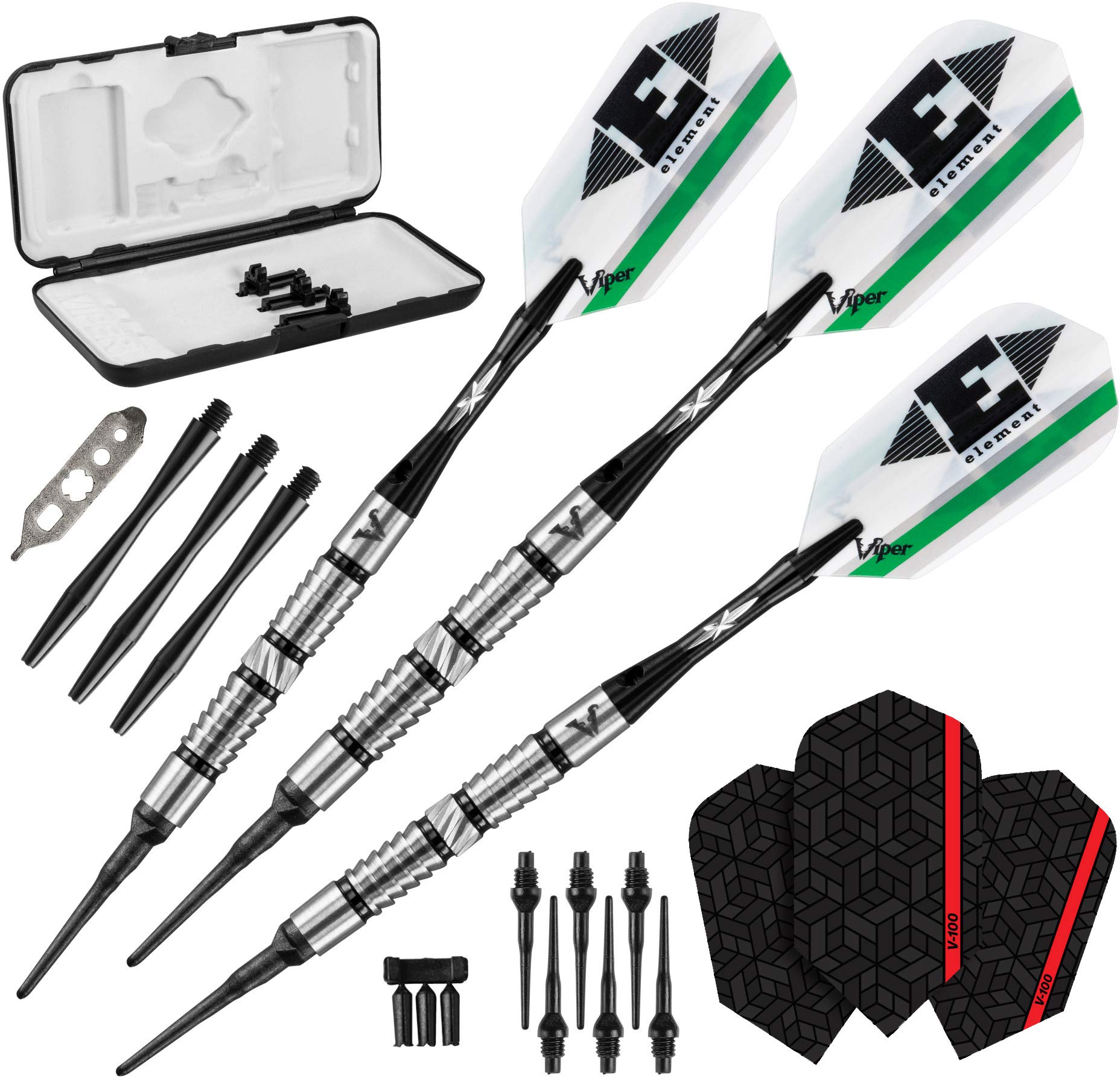 Foto 2 pulgar | Darts Viper Ridgeback, Tungsteno Ranurado, 18 G, Con Accesorios - Venta Internacional.
