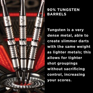 Foto 5 | Darts Viper Ridgeback, Tungsteno Ranurado, 18 G, Con Accesorios - Venta Internacional.