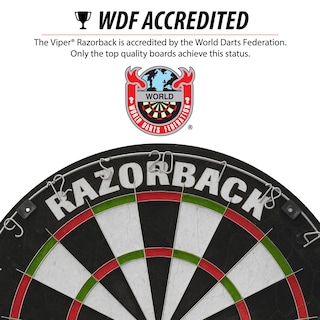 Foto 2 | Dartboard Viper Razorback Wdf Con Punta De Acero Acreditada De 18 Pulgadas - Venta Internacional.