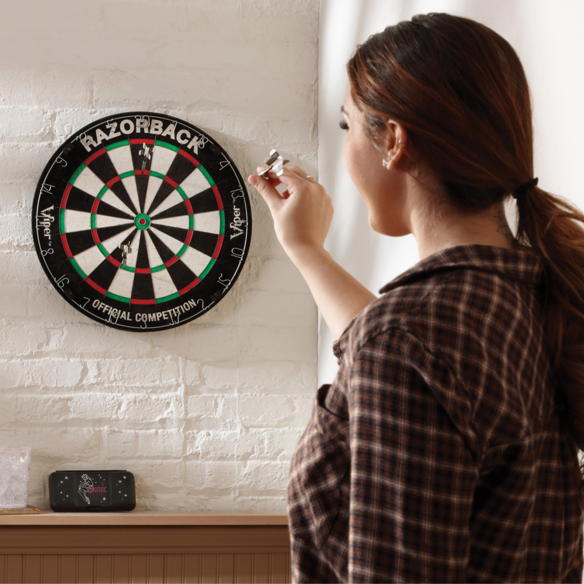 Foto 4 pulgar | Dartboard Viper Razorback Wdf Con Punta De Acero Acreditada De 18 Pulgadas - Venta Internacional.