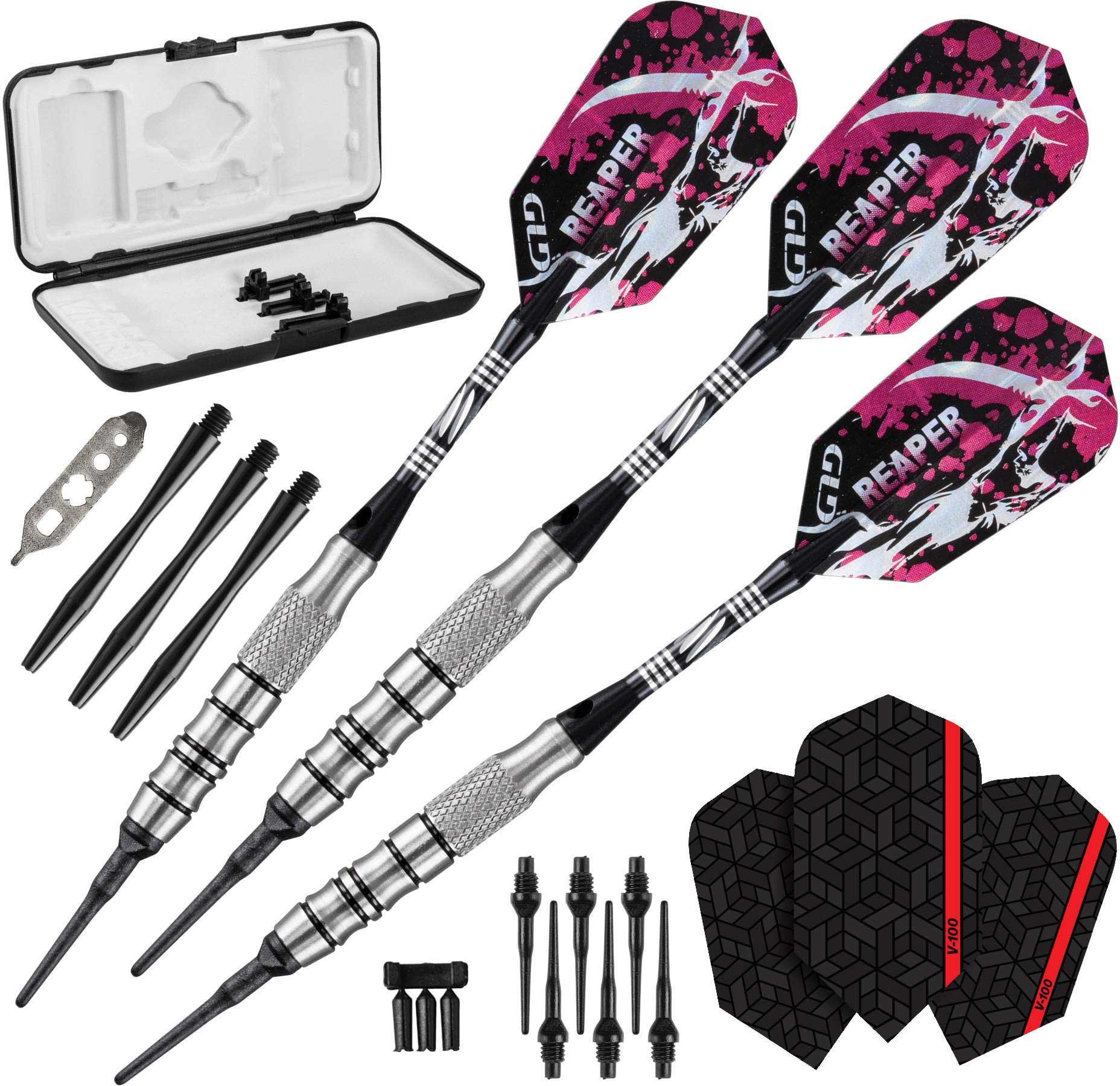 Foto 2 pulgar | Darts Viper Grim Reaper, 80% Tungsteno, Punta Blanda, 16 G, Con Funda - Venta Internacional.