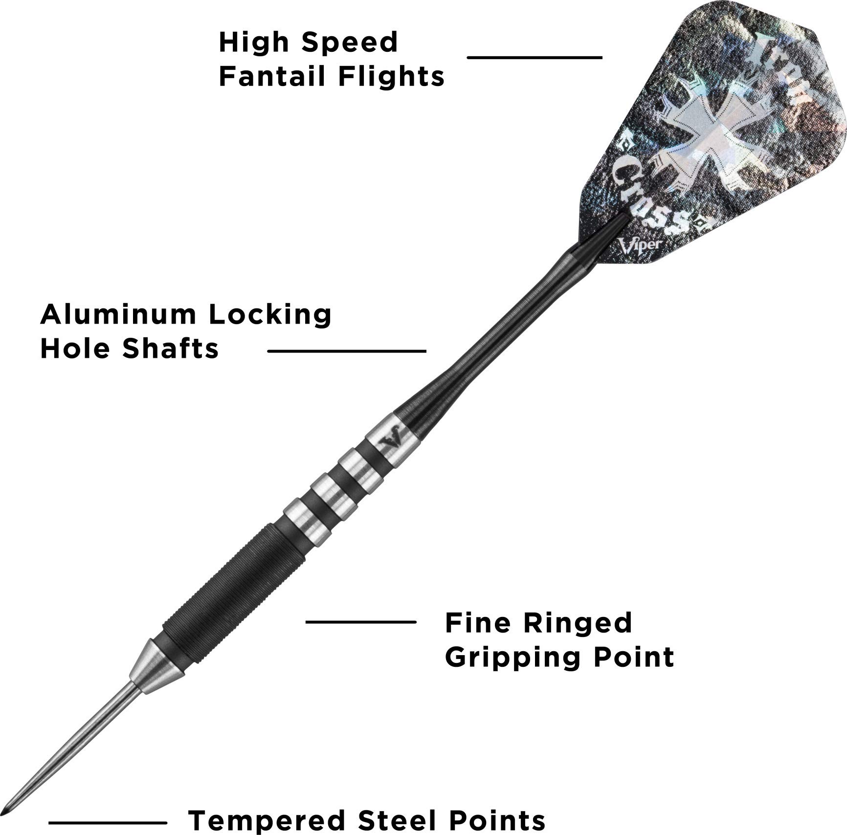 Foto 4 pulgar | Darts Gld Products Viper Desperado Con 80% De Punta De Acero Tungsteno, 24 G - Venta Internacional.