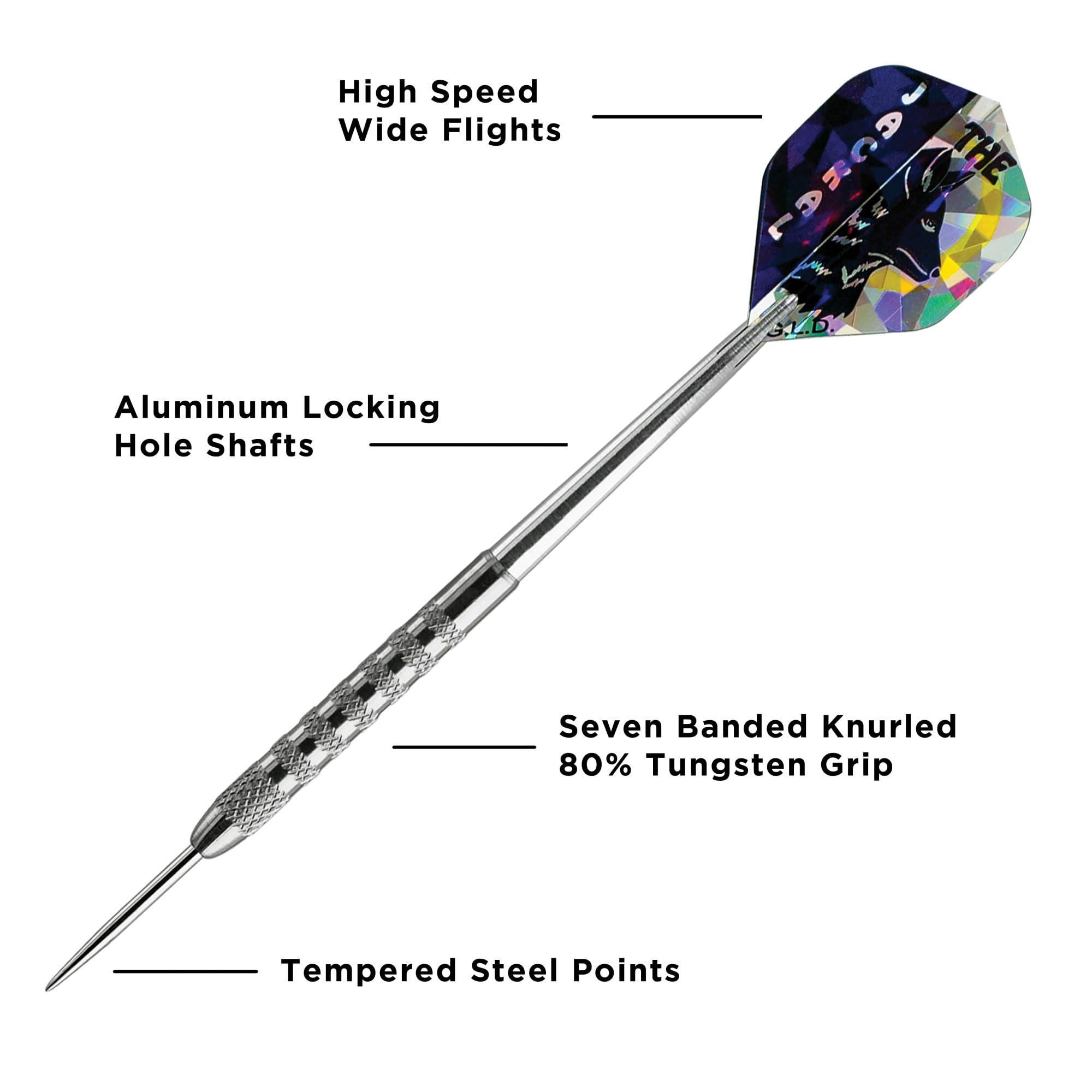 Foto 7 pulgar | Darts Viper Jackal Con Punta De Acero De Tungsteno, 80%, 23 G, Con Funda Plateada - Venta Internacional.