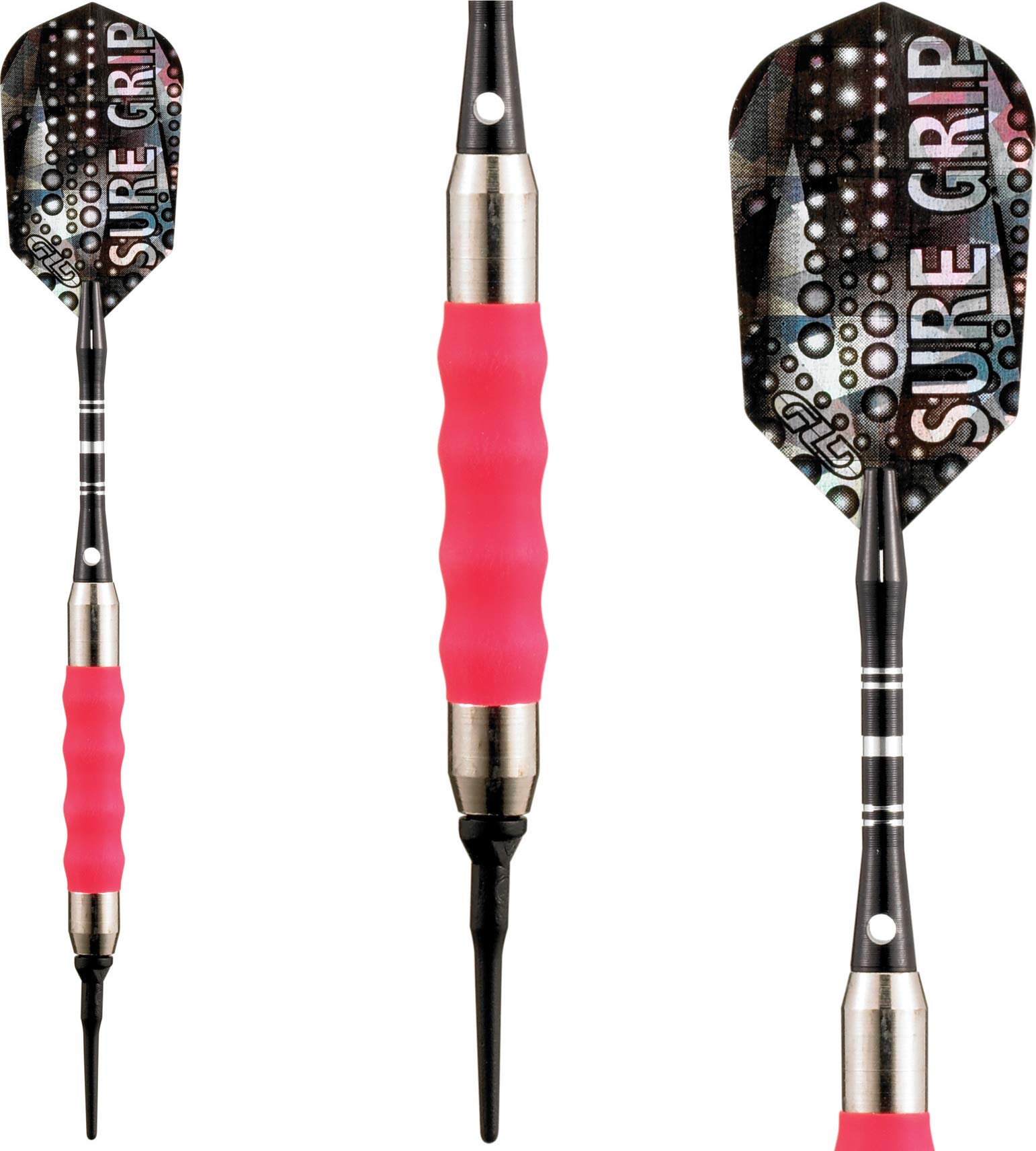 Foto 7 pulgar | Dados Viper Sure Grip Soft Tip 16 g Chapado en Níquel Rosa y Plateado - Venta Internacional