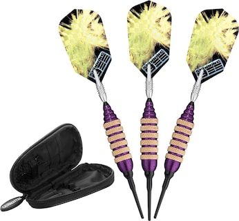 Foto 1 | Darts Viper Spinning Bee, Punta Blanda, 16 G, Con Funda Casemaster, Color Morado - Venta Internacional.