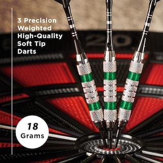 Foto 2 | Soft Tip Darts Viper Wind Runner, 18 G, Con Anillos Verdes - Venta Internacional.