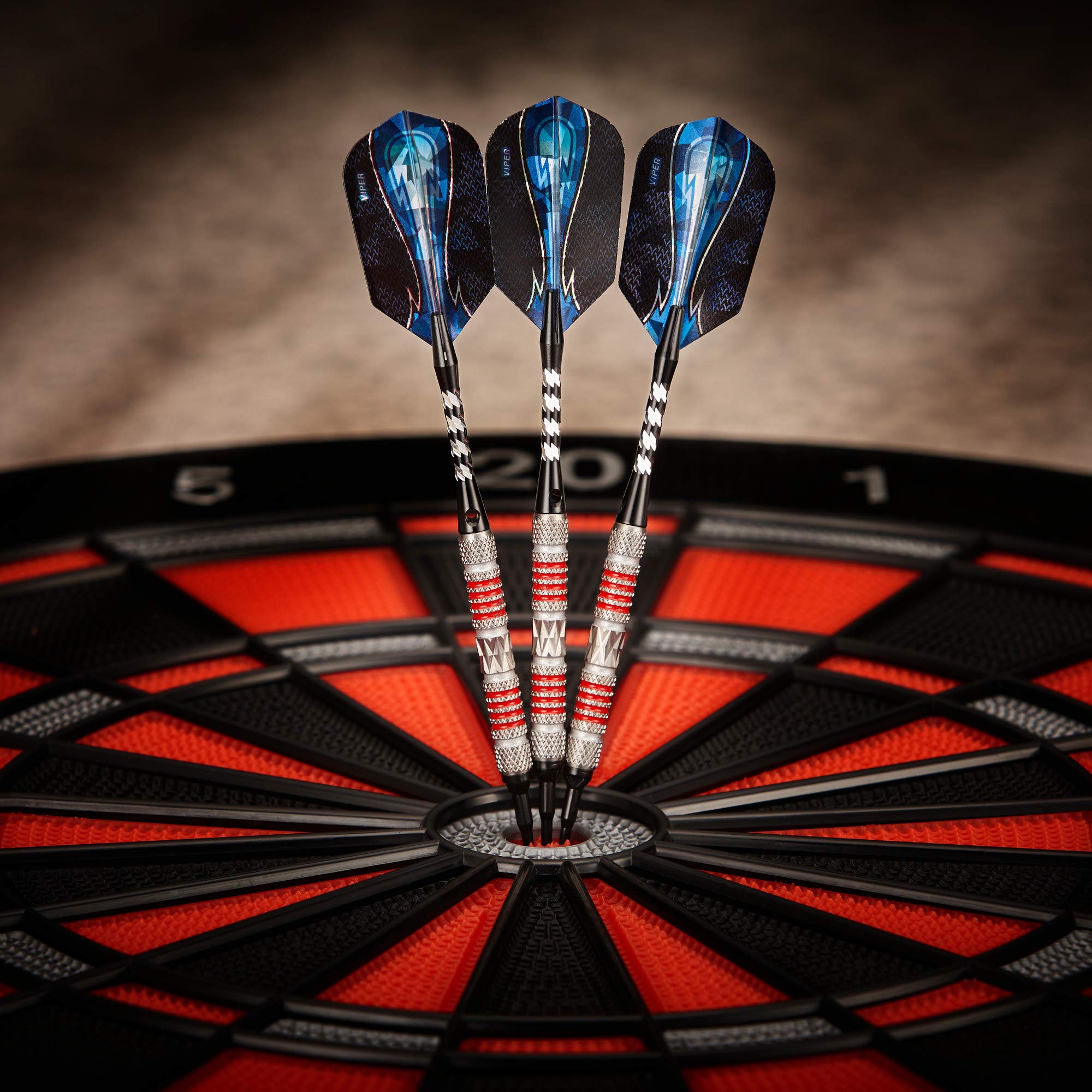 Foto 3 pulgar | Darts Viper Astro, 80% Tungsteno, Punta Blanda, 18 G, Con Funda, Anillos Rojos - Venta Internacional.