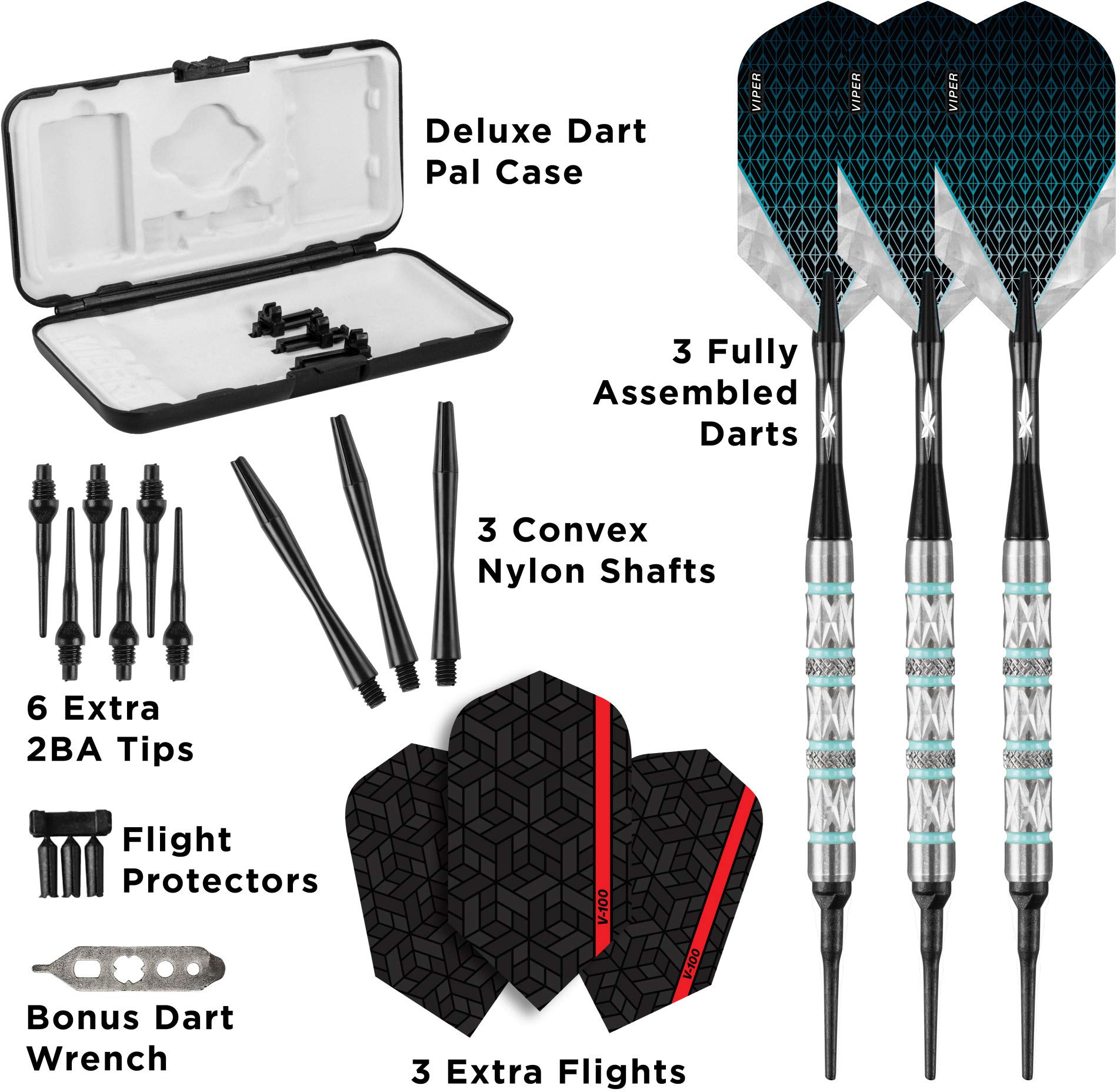 Foto 5 pulgar | Anillos Y Anillos Turquesas Darts Viper De Gld Products, 18 G - Venta Internacional.