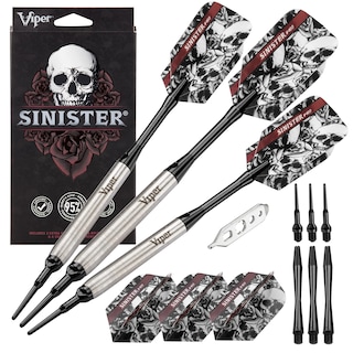 Foto 1 | Barril Darts Viper Teardrop, 16 G, Tungsteno Con Accesorios, Color Plateado - Venta Internacional.