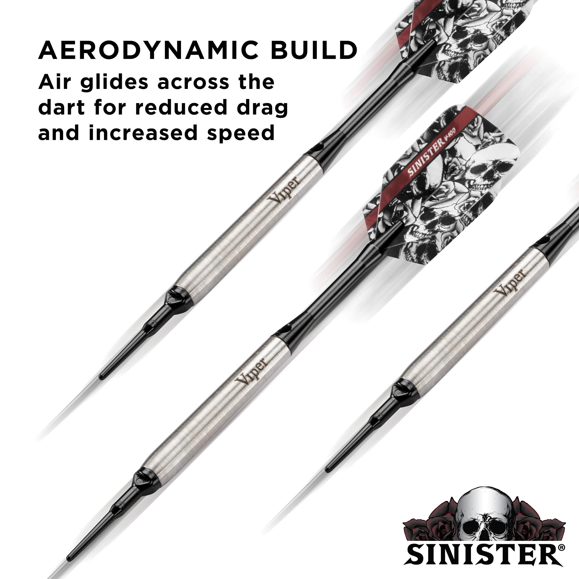 Foto 4 pulgar | Barril Darts Viper Teardrop, 16 G, Tungsteno Con Accesorios, Color Plateado - Venta Internacional.