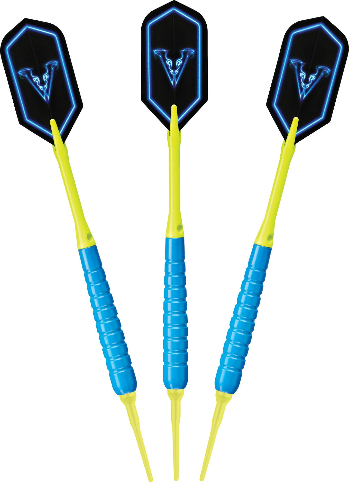 Foto 2 pulgar | Soft Tip Darts Viper V Glo, 18 G, Azul/amarillo, Para Dardos Electrónicos - Venta Internacional.