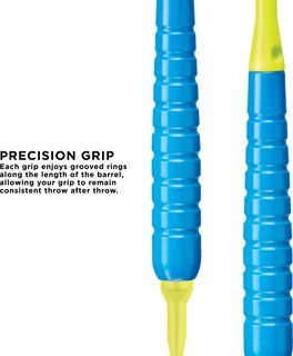 Foto 5 | Soft Tip Darts Viper V Glo, 18 G, Azul/amarillo, Para Dardos Electrónicos - Venta Internacional.