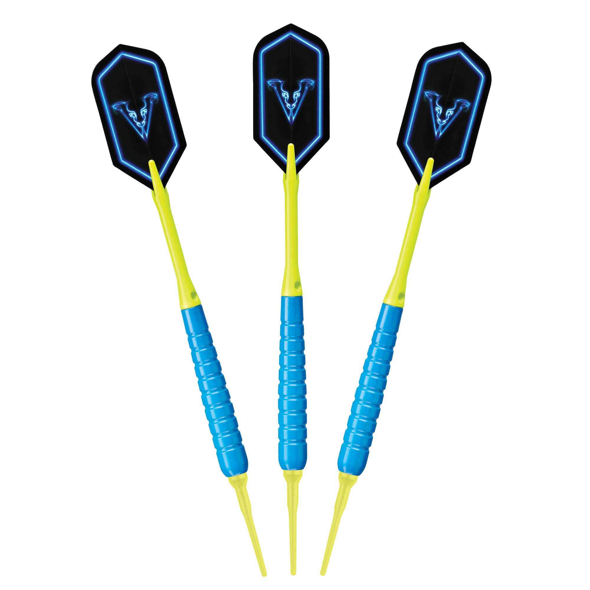 Foto 8 pulgar | Soft Tip Darts Viper V Glo, 18 G, Azul/amarillo, Para Dardos Electrónicos - Venta Internacional.