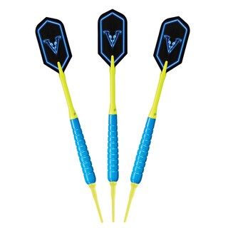 Foto 7 | Soft Tip Darts Viper V Glo, 18 G, Azul/amarillo, Para Dardos Electrónicos - Venta Internacional.