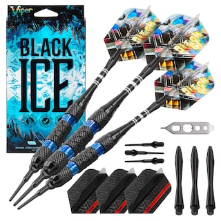 Foto 1 | Darts Viper Black Ice Soft Tip, 18 G, Con Anillos Azules - Venta Internacional.
