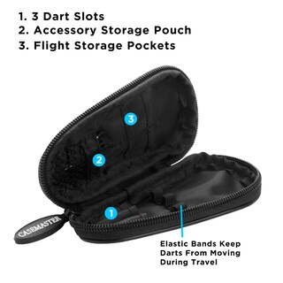 Foto 6 | Darts Viper Spinning Bee, Punta Blanda, 16 G, Con Funda Casemaster, Roja - Venta Internacional.