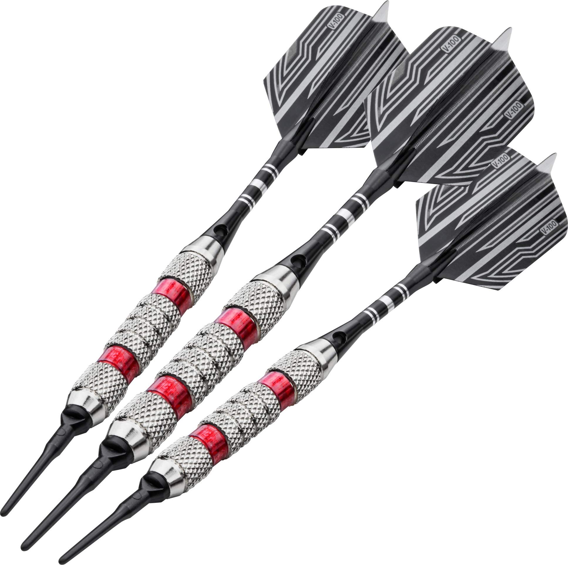 Foto 2 pulgar | Darts Viper Wind Runner, Punta Blanda, 18 G, Con Anillos Rojos - Venta Internacional.