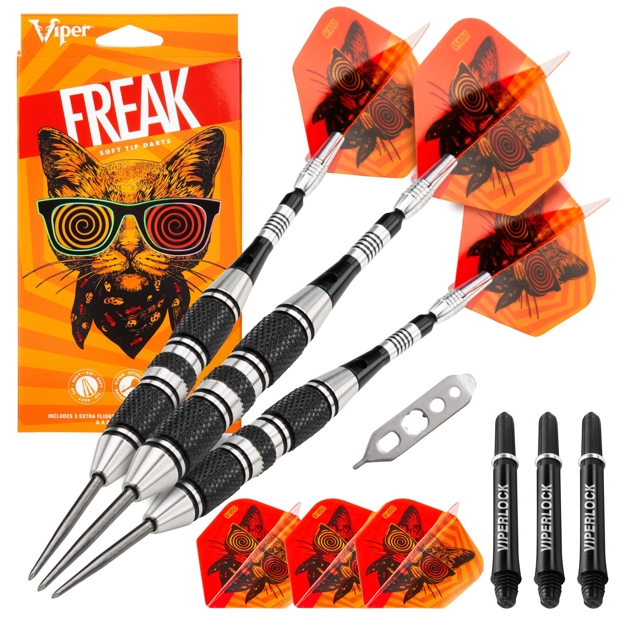 Foto 2 pulgar | Punta De Acero Darts Viper The Freak De 22 G Con Cañón Ranurado - Venta Internacional.