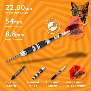 Foto 2 | Punta De Acero Darts Viper The Freak De 22 G Con Cañón Ranurado - Venta Internacional.
