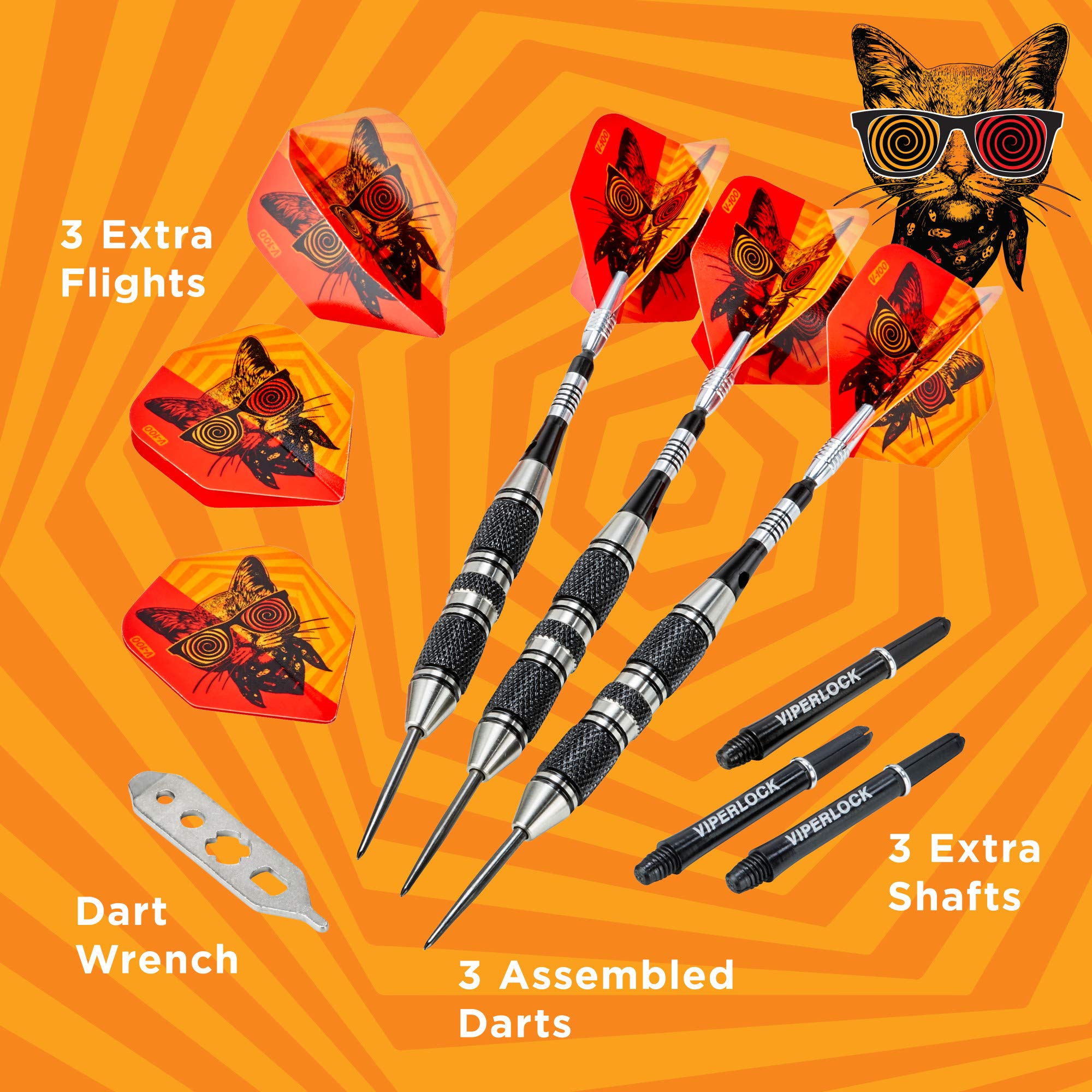 Foto 4 pulgar | Punta De Acero Darts Viper The Freak De 22 G Con Cañón Ranurado - Venta Internacional.