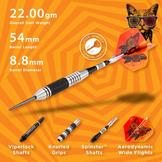 Foto 2 | Dardos Con Punta De Acero Viper The Freak, 22 G, Con Banda Extendida - Venta Internacional.