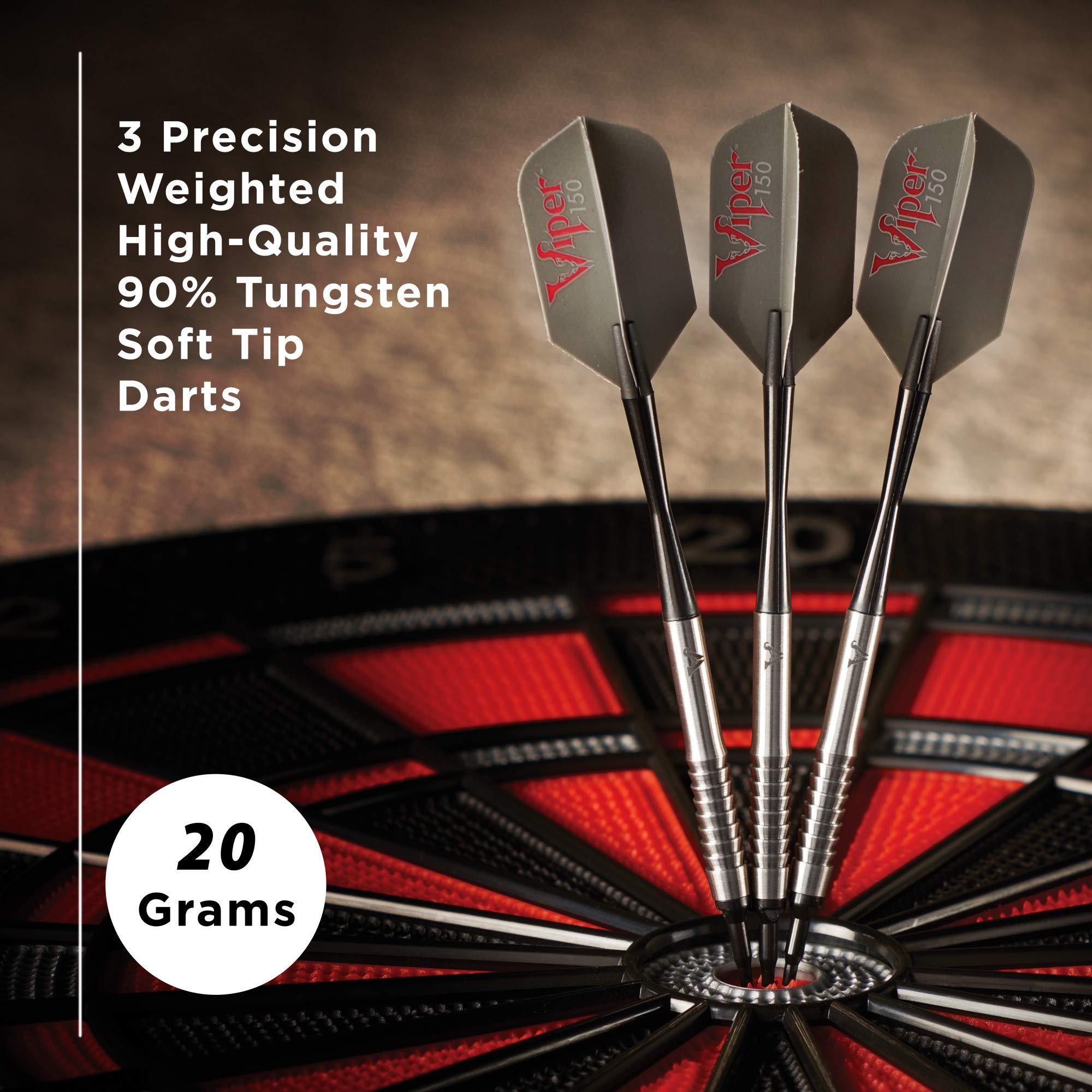 Foto 3 pulgar | Darts Viper V Factor 90 10, Punta Blanda De Tungsteno, 20 G, Con Funda - Venta Internacional.