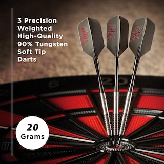 Foto 2 | Darts Viper V Factor 90 10, Punta Blanda De Tungsteno, 20 G, Con Funda - Venta Internacional.