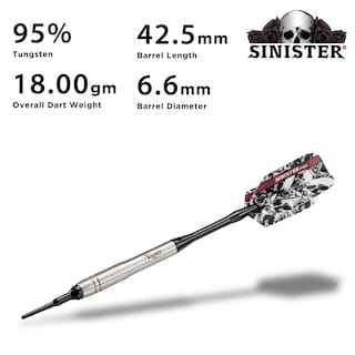 Foto 6 | Cañón Biselado Darts Viper, 18 G, Tungsteno, Con Accesorios, Plateado - Venta Internacional.