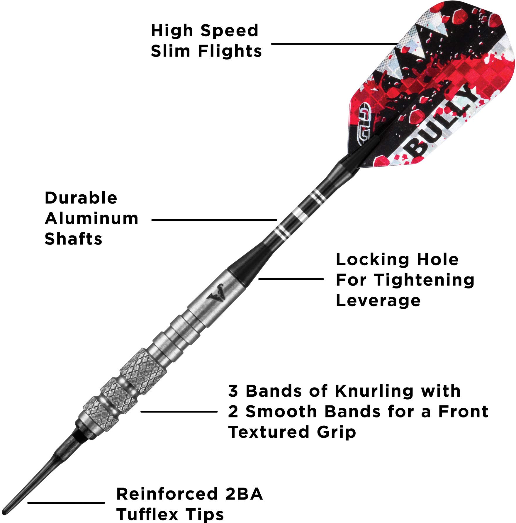 Foto 4 pulgar | Darts Viper De Gld Products Knurling, 18 G, Tungsteno Y Níquel - Venta Internacional.