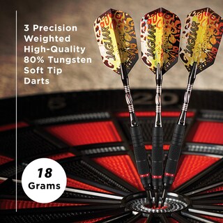 Foto 2 | Darts Viper Jaguar 80, Punta Blanda De Tungsteno, 18 G, Con Funda Para Adulto - Venta Internacional.