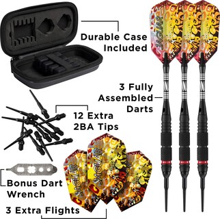 Foto 4 | Darts Viper Jaguar 80, Punta Blanda De Tungsteno, 18 G, Con Funda Para Adulto - Venta Internacional.