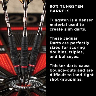 Foto 5 | Darts Viper Jaguar 80, Punta Blanda De Tungsteno, 18 G, Con Funda Para Adulto - Venta Internacional.