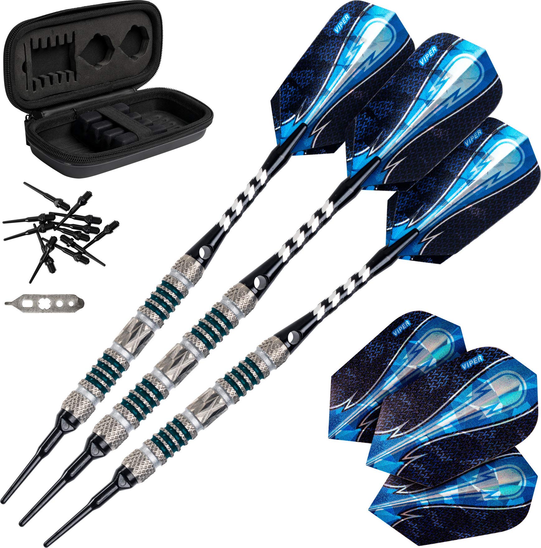 Foto 2 pulgar | Juego De Dardos Viper Astro, 80% Tungsteno, Punta Blanda Con Funda, 18 G - Venta Internacional.
