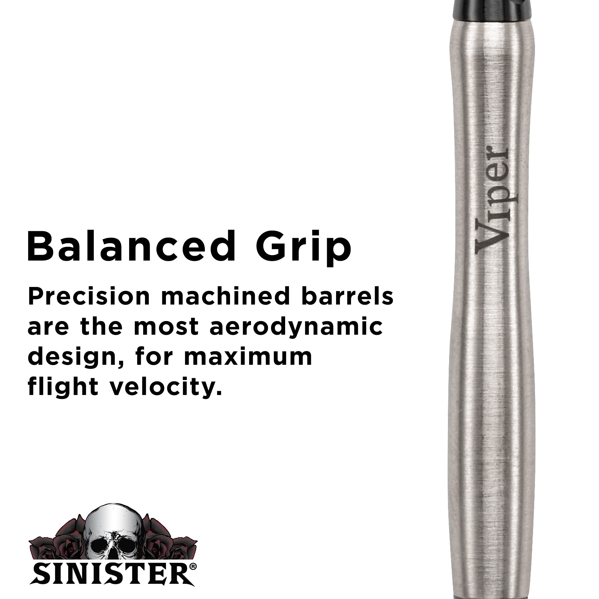 Foto 3 pulgar | Barril Contorneado Darts Viper, 18 G, Tungsteno Con Accesorios, Plateado - Venta Internacional.